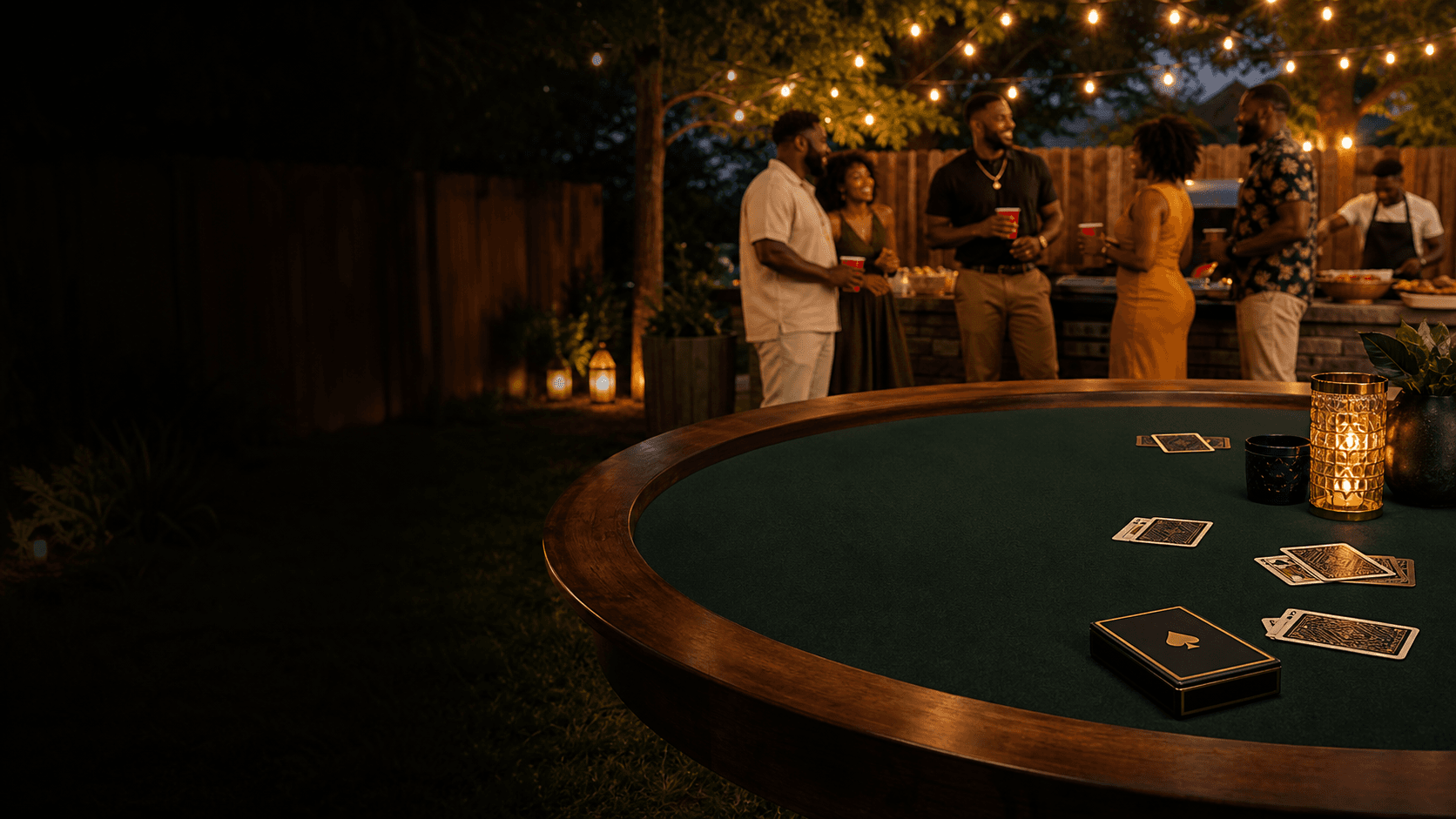The Backyard table theme
